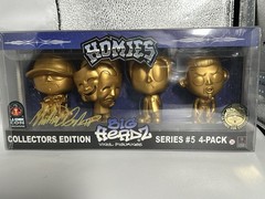 Homies Series #4 Big Head Gold Comic Con Exclusive Limited Edition Only 50 made.