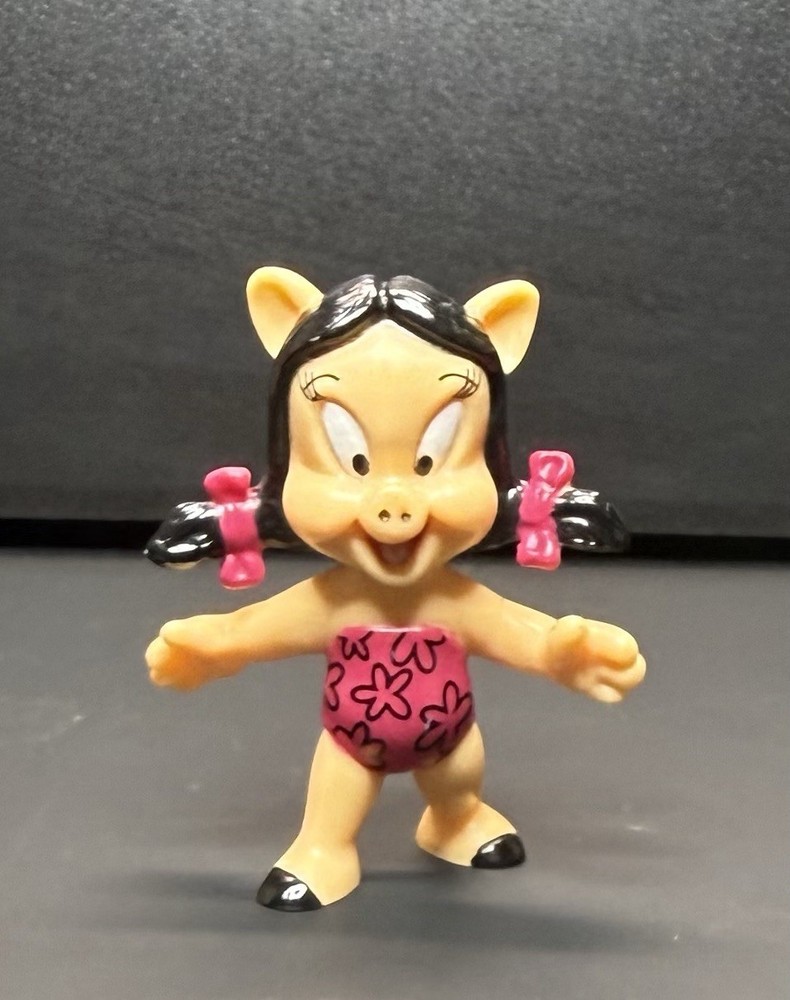 Vintage 1991 Swimsuit Petunia Pig PVC 2.5″ Figure Warner Brothers Looney Tunes