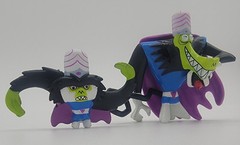 The Powerpuff Girls Mojo Jojo Baboon Kaboom PVC 2″ Figures 2 Pc. Cartoon Network