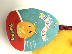 “Pokemon” Dragonite, Squishmallows Plush Clip New