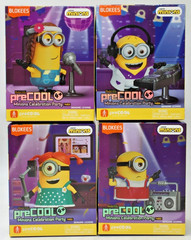 Blokees Minions PreCool Celebration Party Model Kit Action Figure Set of 4