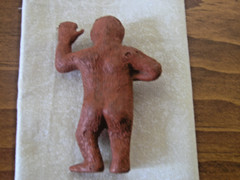 Hard Plastic 3″ King Kong 1950-60’s Rust Red