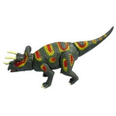 Triceratops Green Red Yellow Dino Dinosaur Action Figure Figurine Cake Topper