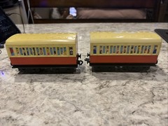 Departing now Thomas And Friends Red Express Coaches