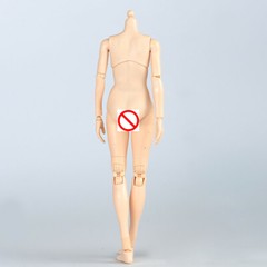 US 1/6 Female Mid Bust Pale Skin Body Model 12″ Action Figure Body Hands Toy
