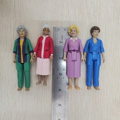 4pcs 3.75″ Golden Girls Retro Action Figures Rose Dorothy Blanche Sophia Figure