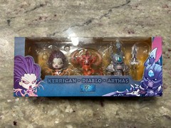 Blizzcon 2013 Souvenir Set Kerrigan Diablo Arthas Cute But Deadly figurines