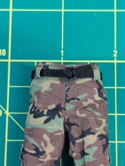 1/12 Scale Camo Pants & Belt for THIN Build 6″ Figures *US SELLER & I SHIP DAILY