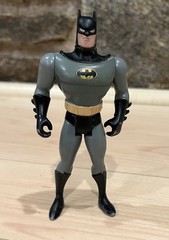Batman Batman Action Figure Plastic Gray/Black/Yellow Belt 1993 Kenner