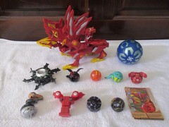Mixed Lot of 12 Bakugan Mixed Years And Sizes