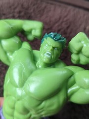 Marvel Incredible Hulk Action Figure 2013 Swimways Leaping Smash Rubber GR31017C