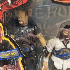 WWF JAKKS HARDCORE CHAMPIONS SUMMER SLAM 99 WRESTLING FIGURE SET WWE MANKIND