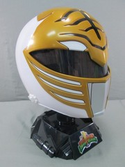 Power Rangers WHITE RANGER HELMET Cosplay 1:1 Scale Lightning Collection 2019