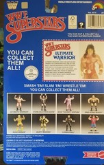Mattel LJN WWE Superstars Series 2 ULTIMATE WARRIOR Black Card Chase Variant MOC