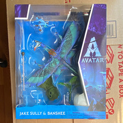 McFarlane Toys Avatar World of Pandora Jake Sully & Banshee Set, Glow