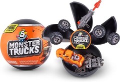 ZURU 5 Surprise Monster Trucks T-REX CRUSHER Mini Toy • READ‼ • Complete NEW‼