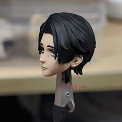 1/12 Custom Head Carving For 6″ VTOYS Romankey Jujutsu Kaisen Okkotsu Yuta Figur