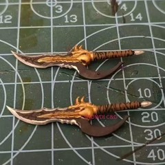 1/12 Sung Jin Woo Painted Weapon Accessories For 6″ Action Figure ( No Figure)