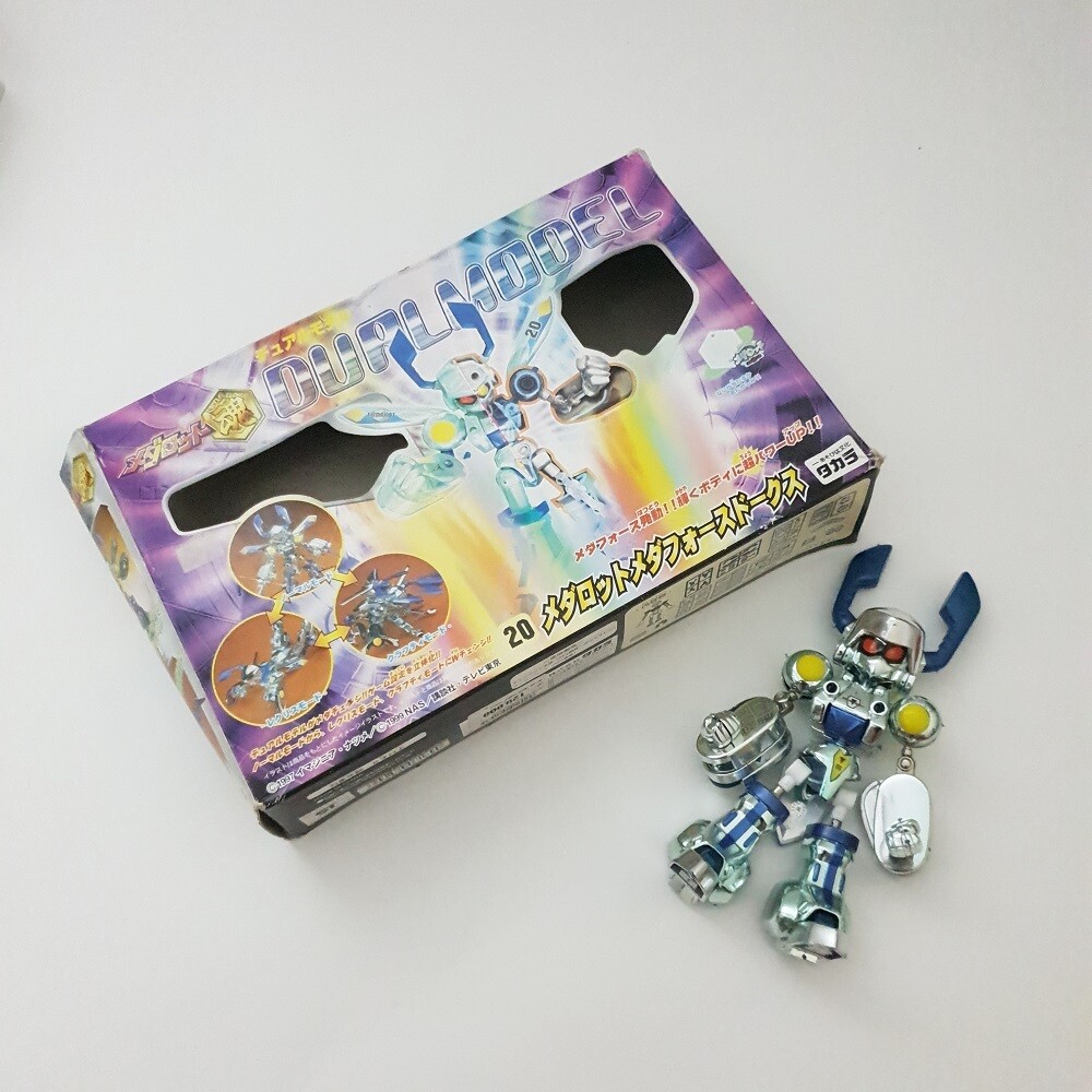 Takara Medabots Medarot Rokusho Roks Chrome 20 Head Scissors Model Kit Figure
