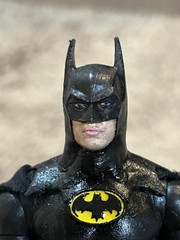 McFarlane Batman 1989 and Batmobile CUSTOM PAINT Gold Label Set Complete