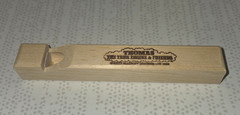 Set 12 Thomas The Tank Engine & Friends Train Wood Whistle 5″ ’98 Britt Allcroft