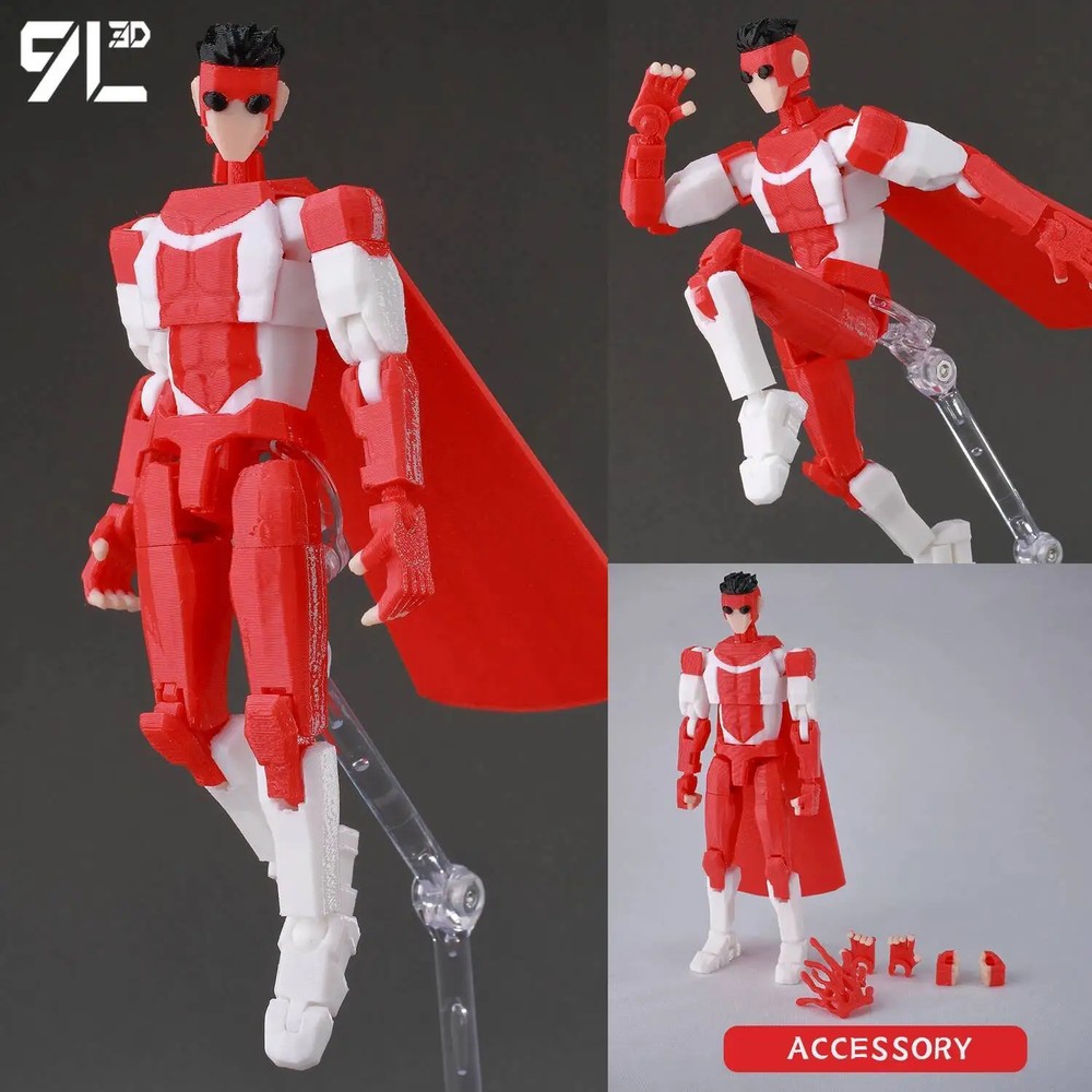 9L3D Lucky13 2.0 Invincible 1/12 Multi-Jointed Action Figure T13 Mannequin NEW