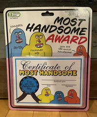 New Obvious Plant Most Handsome Award & Sticker Pack Internet Meme Art Toy /300
