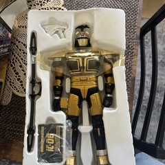 Saban’s Deluxe Chromium Gold BeetleBorg Figure 12 Inch Metallix In Original Box