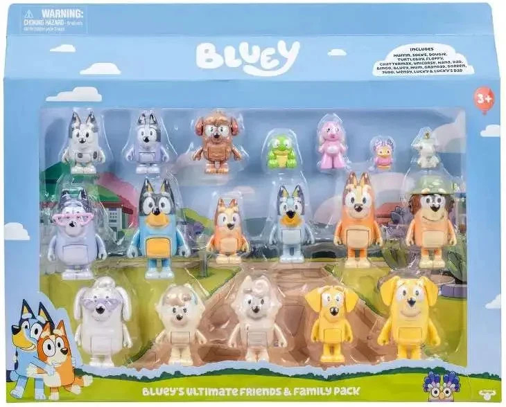 NEW Bluey Ultimate Friends & Family Figure Pack Target Exclusive 18 Piece Set