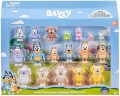 NEW Bluey Ultimate Friends & Family Figure Pack Target Exclusive 18 Piece Set