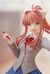 18CM Anime Doki Doki Literature Club Monika Action Figure Model Toy Collection