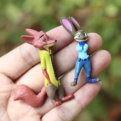 Zootopia Animals Dolls Figures Cake Topper Party Toys Gift – 12 Pcs Set