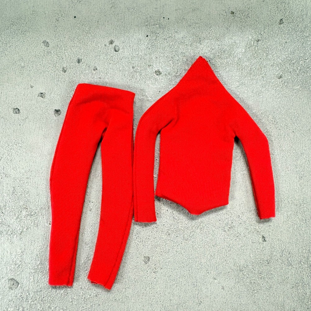SU-MBS-RED: 1/12 Red bodysuit for Marvel Legends Mezco Nota 6″ Slim body