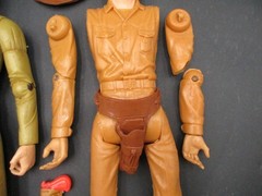 1960s Marx Jane Johnny West Stuart the Silver Knight Cowboy Western Dolls