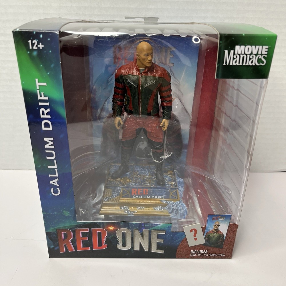 McFarlane Movie Maniacs Red One Callum Drift Figure Limited 4500 New
