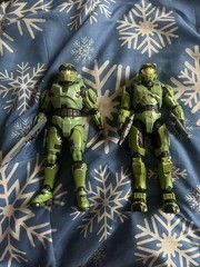 Jazwares Vault Halo Master Chief Spartan collection Halo CE and Halo 2 Opened