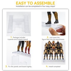 NEW Display Stand BASE Riser For 6” Gi joe Marvel Legends MOTU DC Figure GIFT C