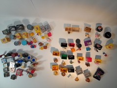 Shopkins Real Littles Food Grocery LOT W/ 22 Sets, 26 Parts & 29 Other Mini Toys