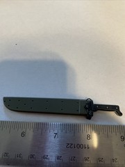 1/6 Scale Hot Toys Platoon Chris Taylor Vietnam War M42 Machete w/ Plastic Cover