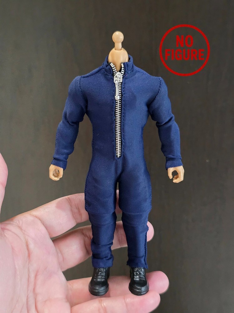 Handmade Blue body suit for 1/12 vtoy action figure (No Figure,Unbrand)