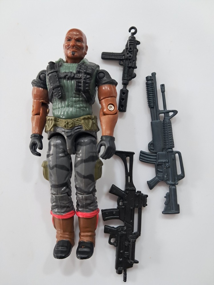 Gi Joe Roadblock V15 Heavy Assault Squad Figure Complete Rare Great Shape