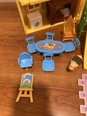 2003 Peppa Pig Figure Lot House Carry Case 75+ Figures 5 Cars Furniture Bundle