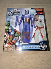 Avengers Assemble Initiative 3D Captain America PunchBag SEALED Rare Version 42″
