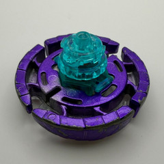 Earth Eagle Aquila Purple 105HF/S Metal Fight Beyblade Takara Tomy