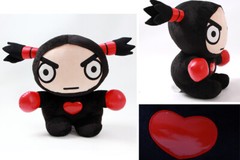 Rare XXL 60CM PUCCA Garu Cute Plush Doll Soothing Toy Collectible Figure
