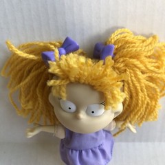 Vintage 1997 Viacom Rugrats Angelica Small Doll Toy 5 Inches