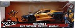 Jada Toys Marvel Wolverine X-Men 1:24 2020 Chevy Corvette Die-Cast Car with…