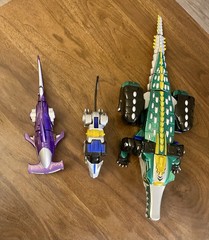 Bandai Japan DX Megazord Power Rangers Wild Force Sentai Gaoranger Gao Hunter