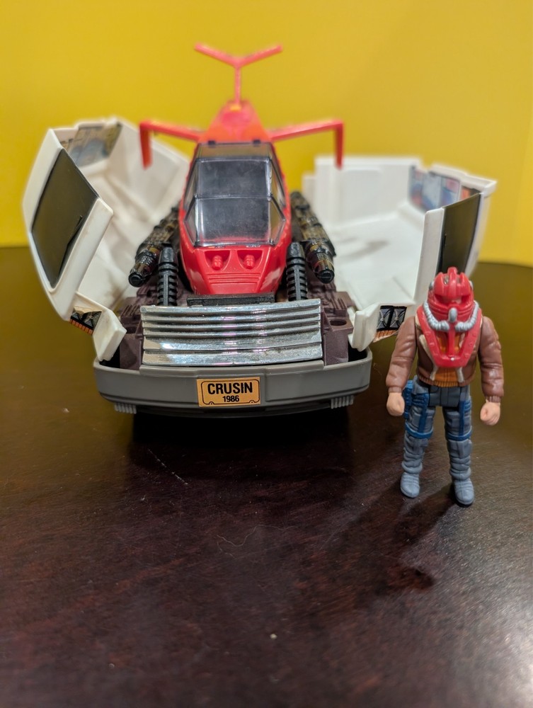 1986 Kenner M.A.S.K. Slingshot with Ace Riker Plane COMPLETE
