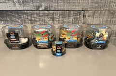 Tubbz Jurassic Park First Edition Lot of 5 T Rex, Hammond, Dilophosaurus, Blue